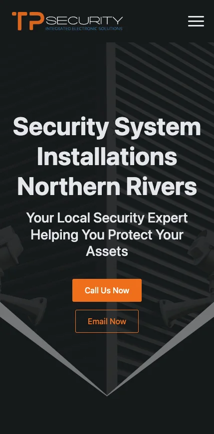 TP Security mobile mockup